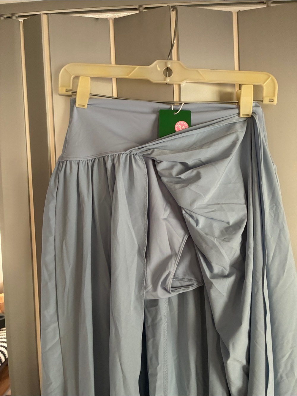 Halara Blue Flowing Maxi Skirt with High Waist - Picture 3 of 6